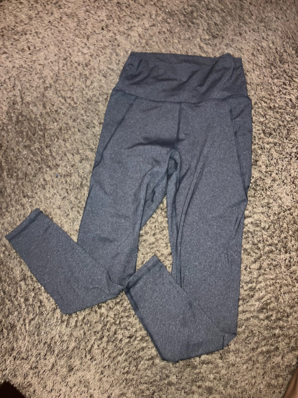 Mono B Charcoal Gray Active Leggings - Picture 1 of 4